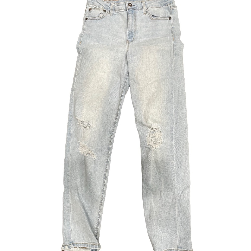 Unknown Brand Light washed high rise ripped jeans Kids 16